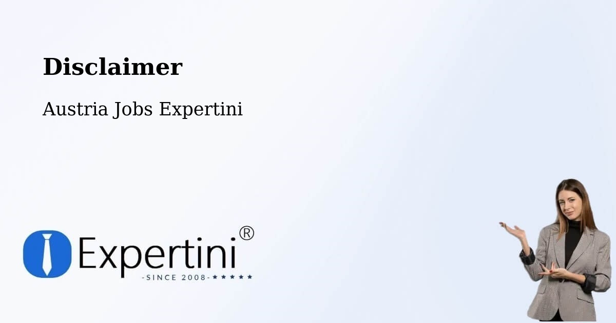 Disclaimer – Vösendorf - Austria Jobs Expertini
